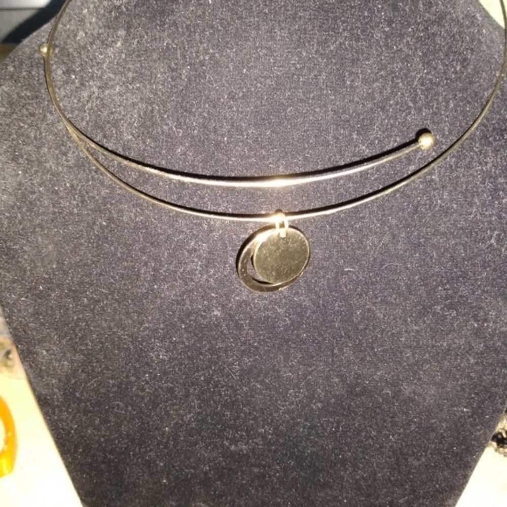 Three collar style necklaces